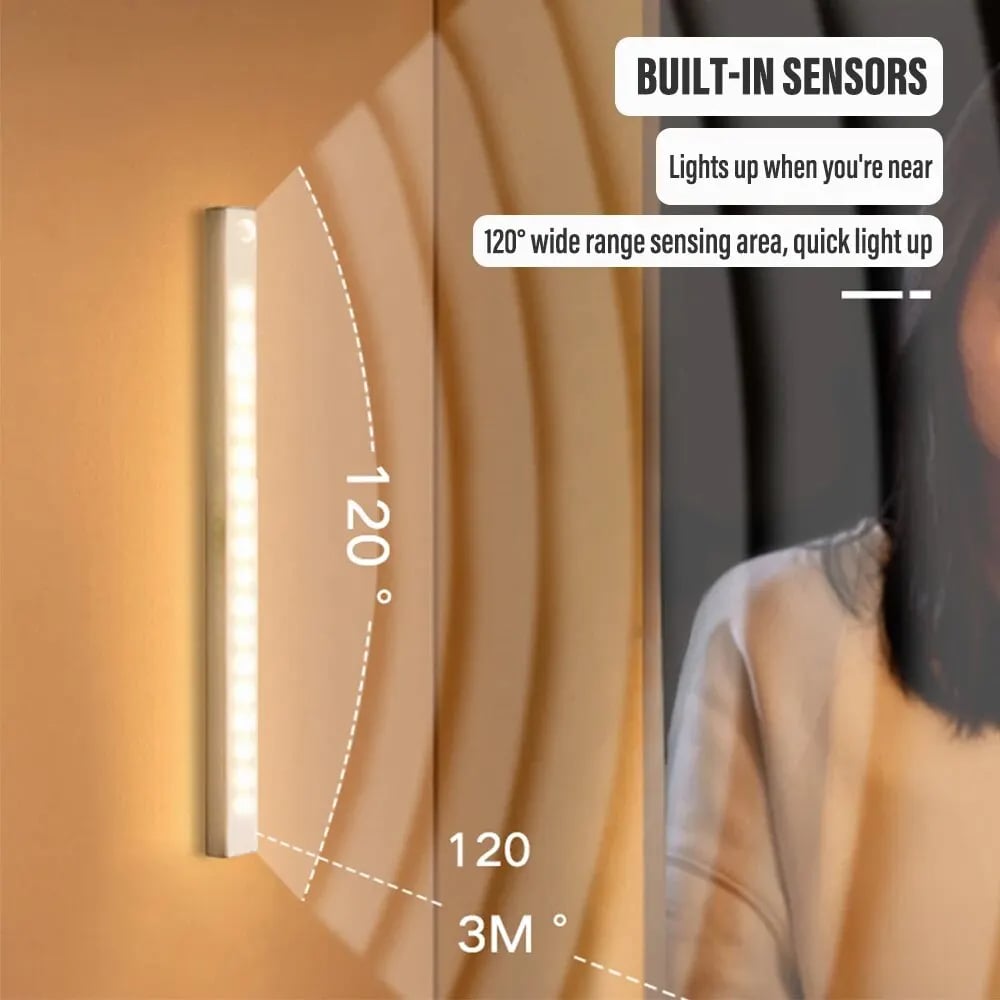 🔥 SALE 30% OFF - 💡 Punch-free Smart Sensor Magnetic Rechargeable LED Lights