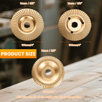 🛠️Last Day 70% OFF🔥3PCS Wood Carving Disc Set