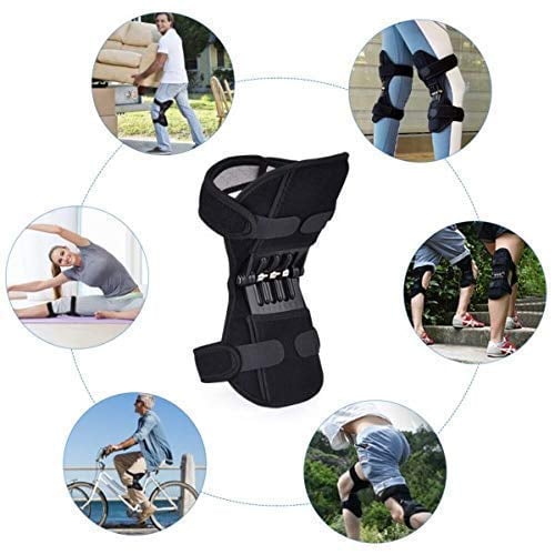 Power Knee Support Booster with Spring Force | Pain Relief & Joint Stability Brace (Pair)