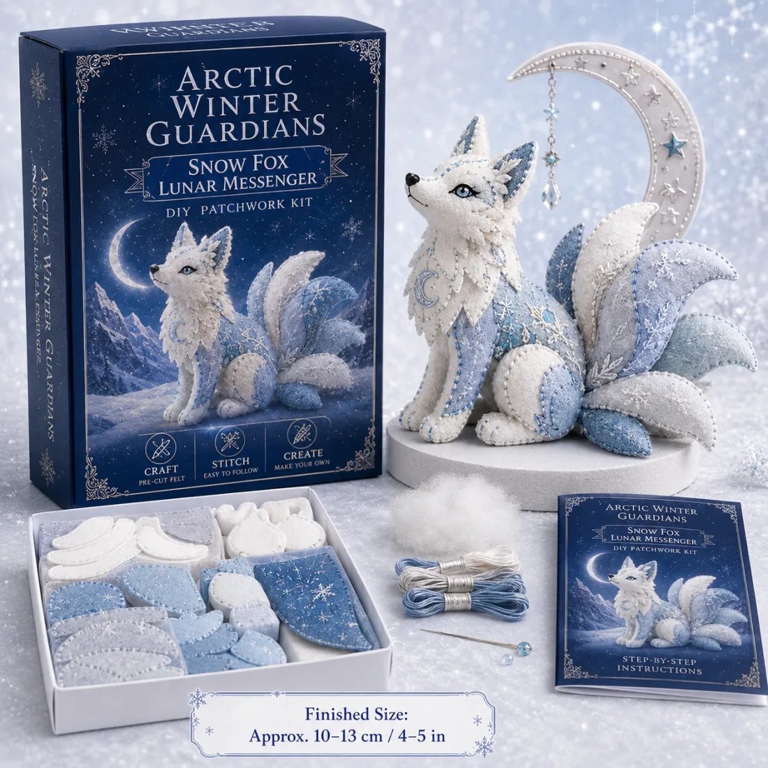 🏆Buy 2 Get 10%off &Free shipping🧵💙Arctic Winter Guardians DIY Patchwork Kit❄️