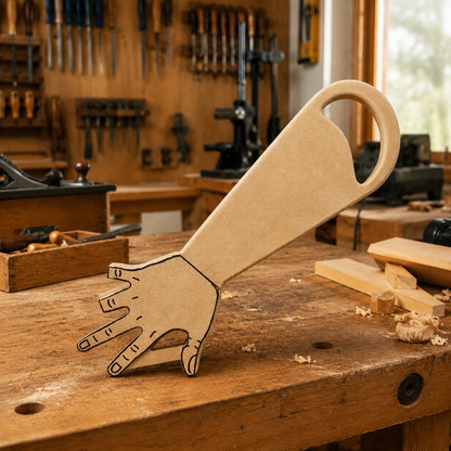 🖐️ Hand-Shaped Table Saw Push Stick