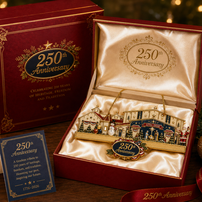 🔥250th Anniversary Christmas Village Ornament