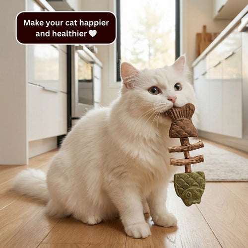 🔥Day Sale 50% OFF🐾-Catnip & Silvervine Chew