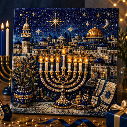 🎁Last Day 49% OFF - 🕎✨DIY Hanukkah Pearl Art Kit(📦Buy 2 Free Shipping)