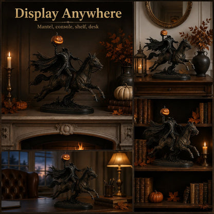 🎃🏇Midnight Chase Headless Horseman Statue | Awaken the Legend of the Hollow(✨Same as the video)