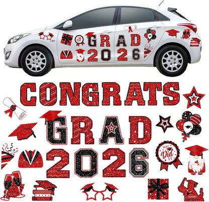 🎓 2026 Grad Car Magnets 🧲 – 30-Piece Set for Celebration Decor (Cars, Fridges & More) 🎁Buy 2 Free Shipping