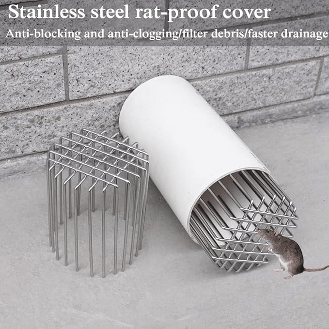 🔥 2026 Spring Garden Special: 49% OFF🛠️Esquirla Round Roof & Floor Drain Cover – Stainless Steel, Anti-Clog, Weatherproof