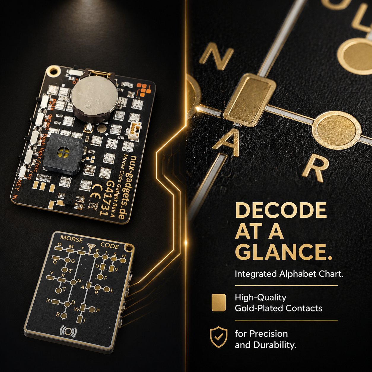🎁Last Day 50% OFF -📟 Morse Code Trainer Card Pro (LED Edition)