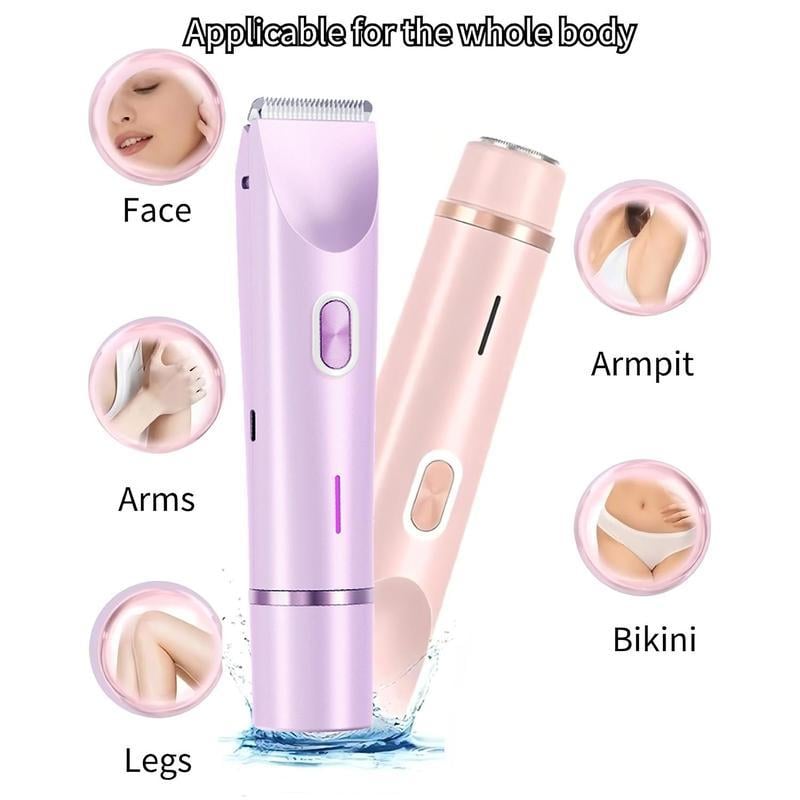 🎀Mother'S Day Gift, 2 in 1 Electric Hair Removal Tool Trimmer for Women