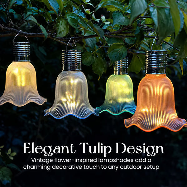🌷Solar Tulip Outdoor String Lights