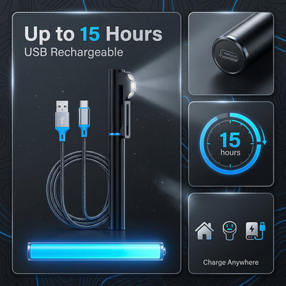 💡 Ultimate Hands-Free Wearable Safety Light for Professionals & Adventurers