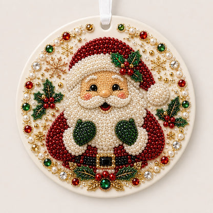 ✨ DIY-Weihnachtsschmuckkollektion aus Perlen und Edelsteinen