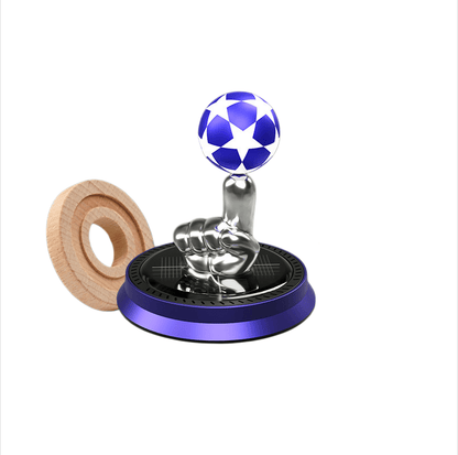 ⚽🚗Solar Rotating Football Car Air Freshener & Aromatherapy Diffuser
