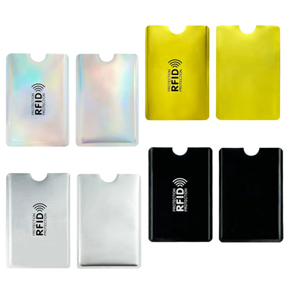 [8-Pack] RFID Blocking Sleeves: Slim & Lightweight Protection for Credit & ID Cards