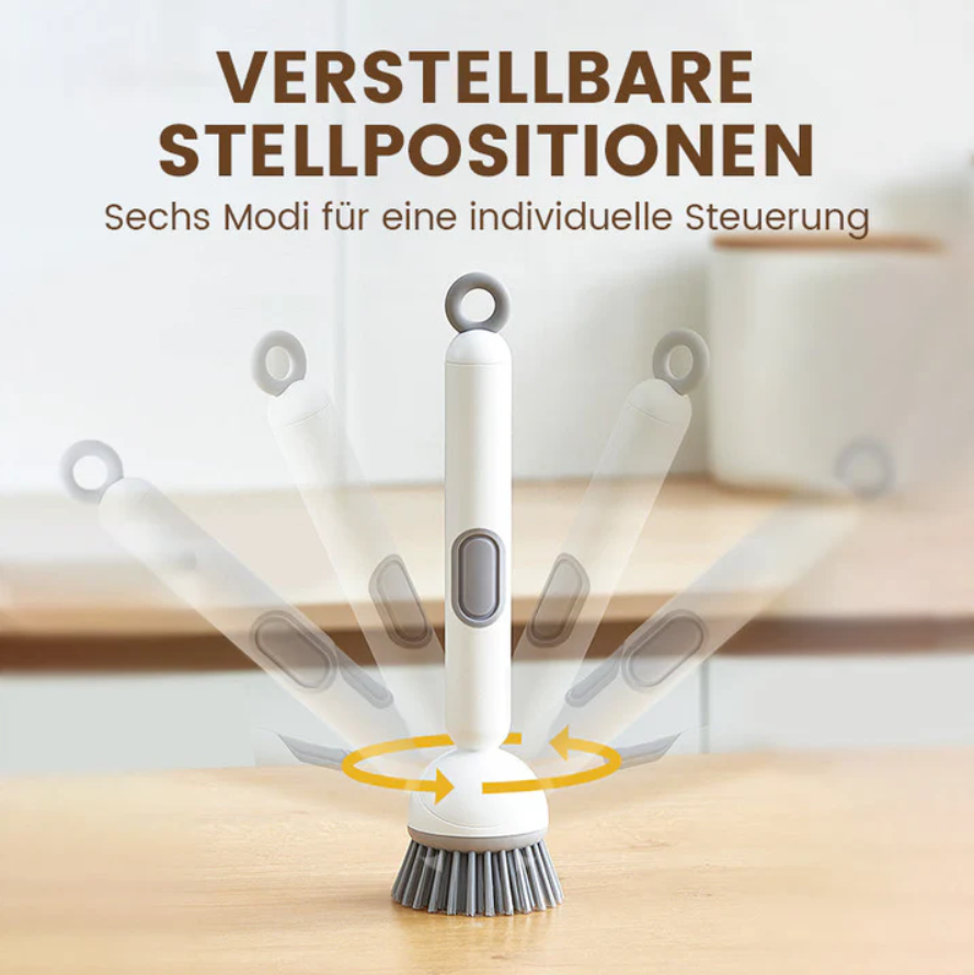 ✨ Spin Cleaning Brush with Soap Dispenser – Effortless Deep Cleaning!
