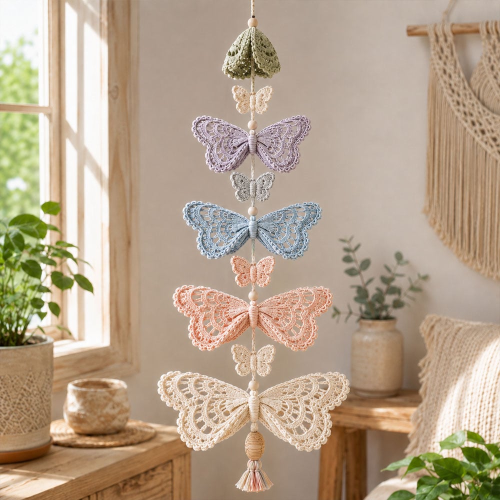 Hummingbird Garden Cascade DIY Crochet Kit