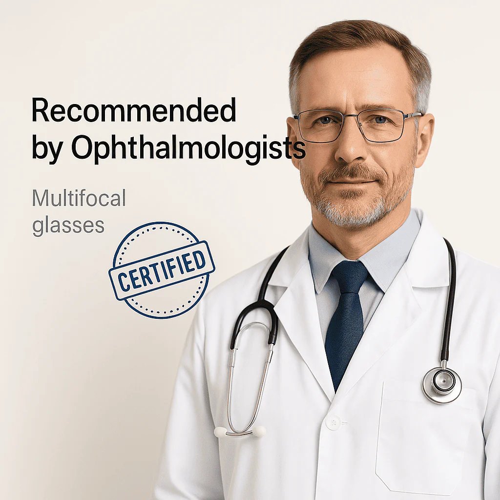 🔥Last Day 50% OFF - Multifocal Glasses [Adaptive Technology] —No more switching!