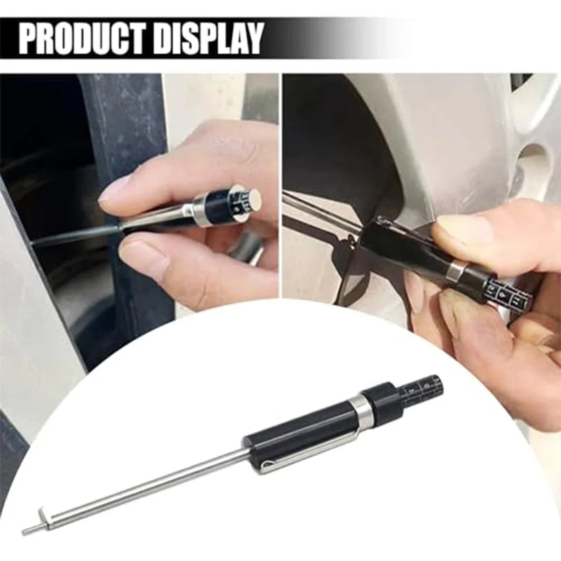 🔥Last Day 49% OFF -🛠️ No-Tire-Removal Brake Pad Thickness Gauge | Quick Brake Check Tool