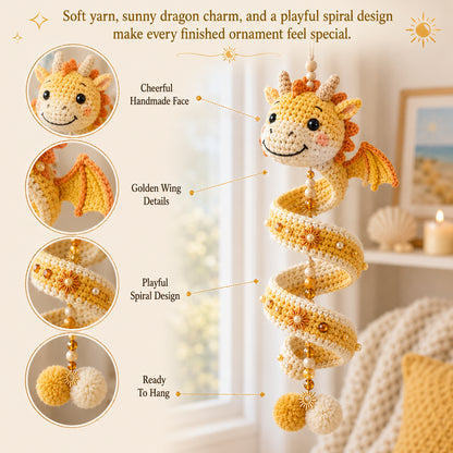 🔥Buy 3, Get 1 Free 🔥🐉 DIY Dragon Spiral Hanging Ornament Kit