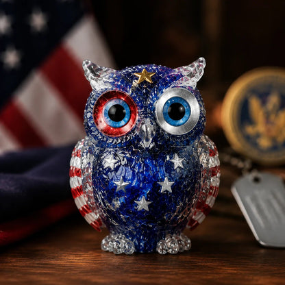 🔥Handmade Natural Crystal Gemstone Owl