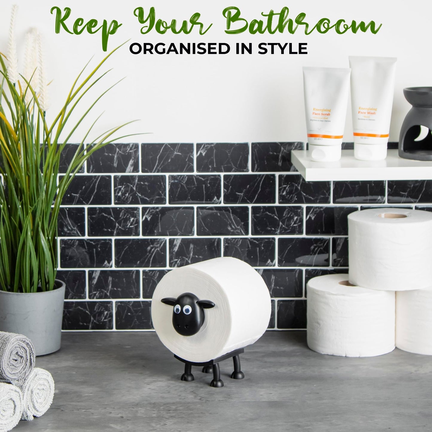 🎁 LAST DAY 59% OFF🔥 Sheep Toilet Roll Holder（3pcs）