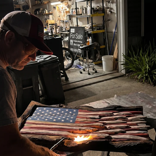 "The Battle Worn" Flag