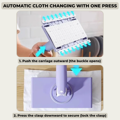 🔥The Zero-Touch Mini Mop - Clean without bending down or touching