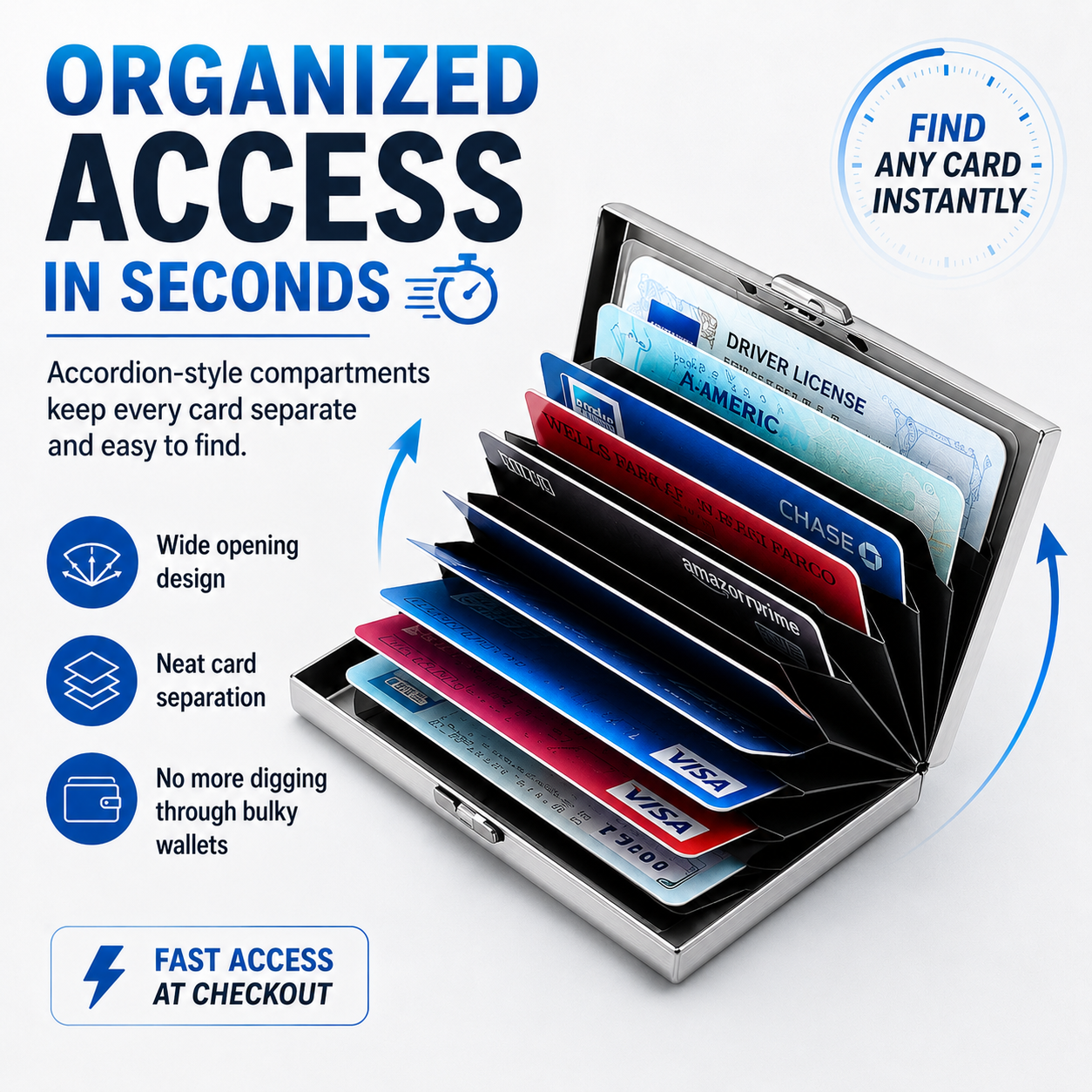 Tyiipro™ RFID Blocking Metal Card Holder