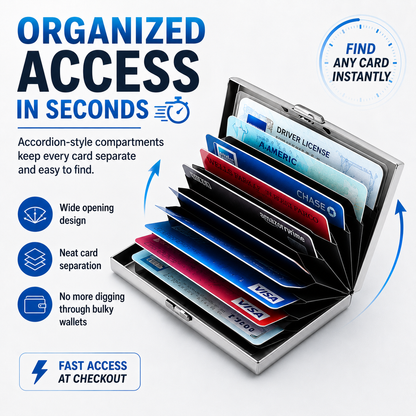 Tyiipro™ RFID Blocking Metal Card Holder
