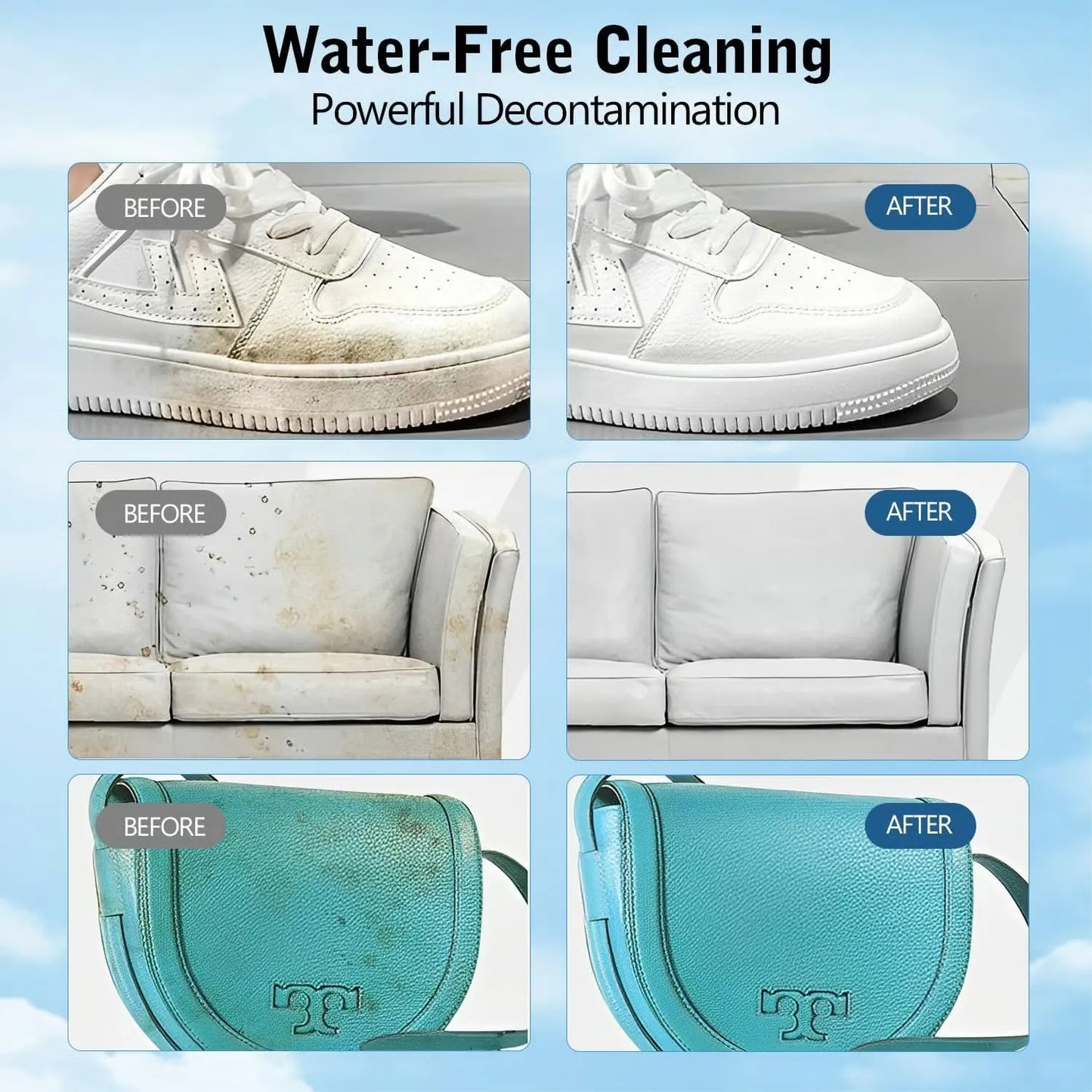 🔥Last Day 70% OFF 🧼 No-Wash Shoe & Leather Cleaner Cream – Instantly Erase Stains