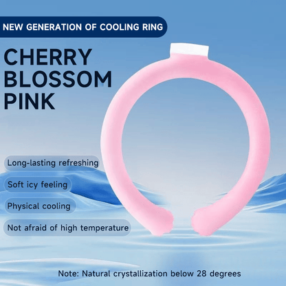 🔥LAST DAY 50% OFF - 🧊Reusable Cooling Neck Ring – Long-Lasting Sweat-Free Relief❄️