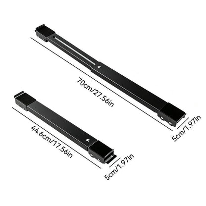 🔥2-Pack Adjustable Telescopic Heavy Duty Metal Frame Appliance Moving Dolly