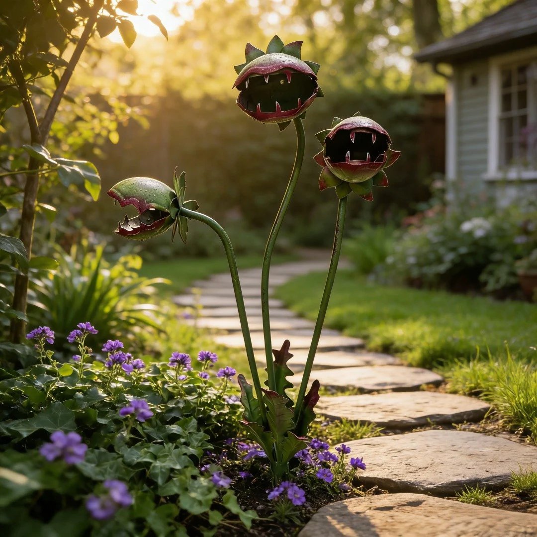 🎁Last Day Promotion 49% OFF🎋Handcrafted Outdoor Carnivorous Plant Decor – Unique Gardening Gift
