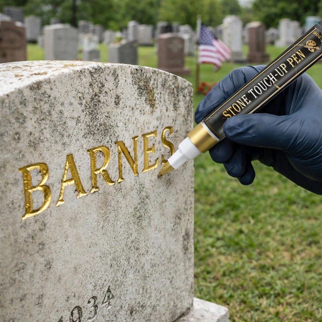 🏆Last Day Promotion 49% OFF🐦Golden Tombstone Marker Pen for Restoring Faded Grave Inscriptions