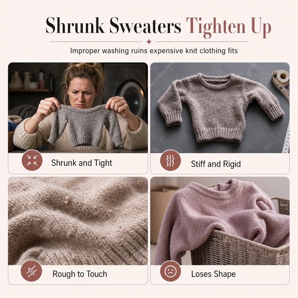 🧶 Wool & Cashmere Sweater Softening and Reshaping Care🍀