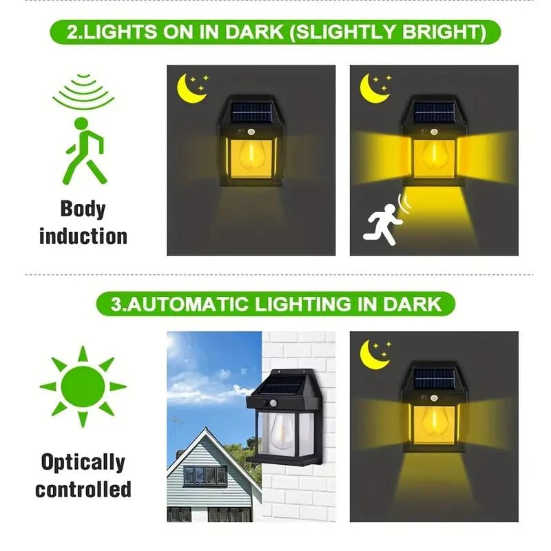 🎁Hot Sale Promotion 58% OFF🔥 Solar Outdoor Wall Lights with Motion Sensor