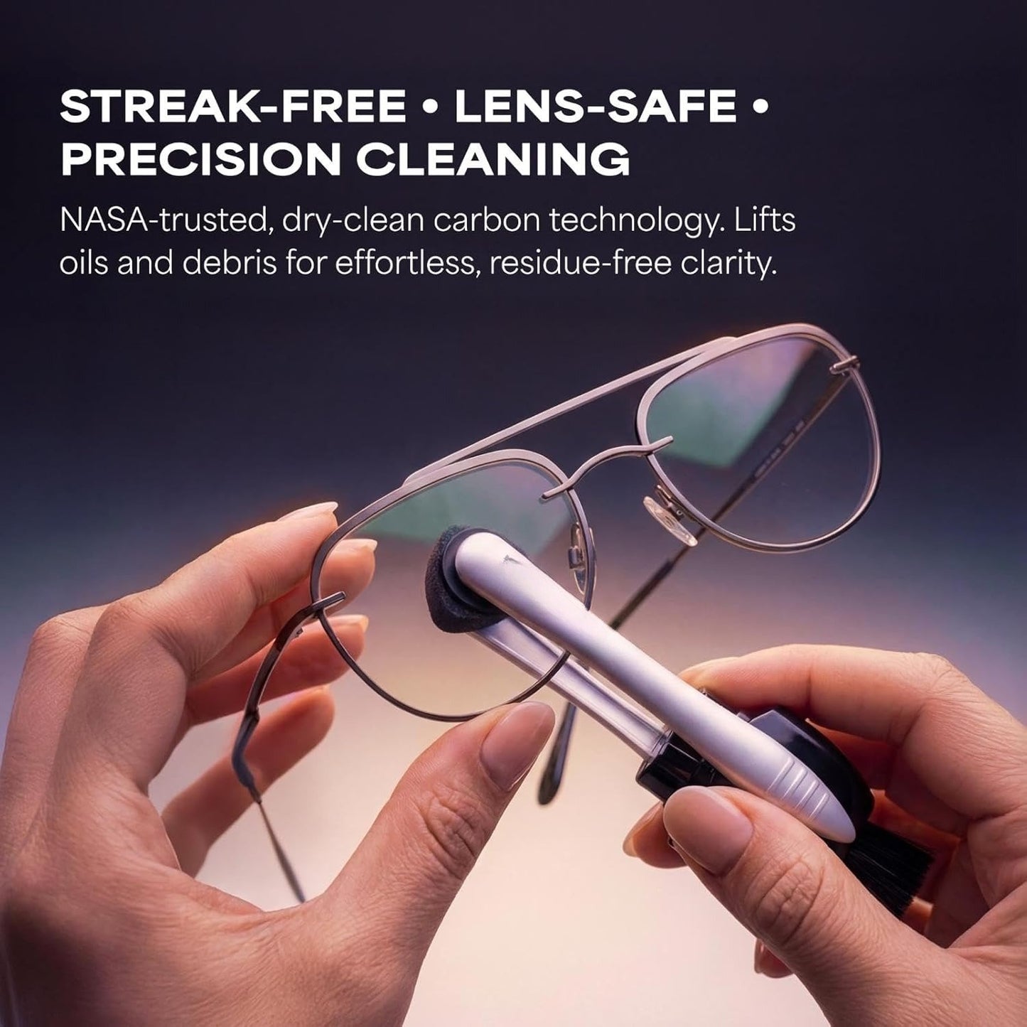 👓 Eyeglasses Cleaning Brush ✨ – Gentle, Portable & Scratch-Free Lens Cleaner 🧼