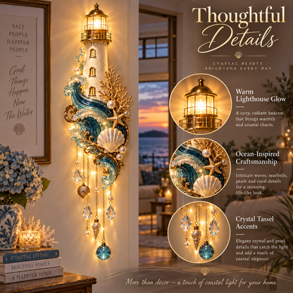 🗼🌊Last Day 49% Lighthouse Tide Wall Light™ – Lighted Coastal Wall Decor
