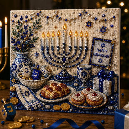 🎁Last Day 49% OFF - 🕎✨DIY Hanukkah Pearl Art Kit(📦Buy 2 Free Shipping)