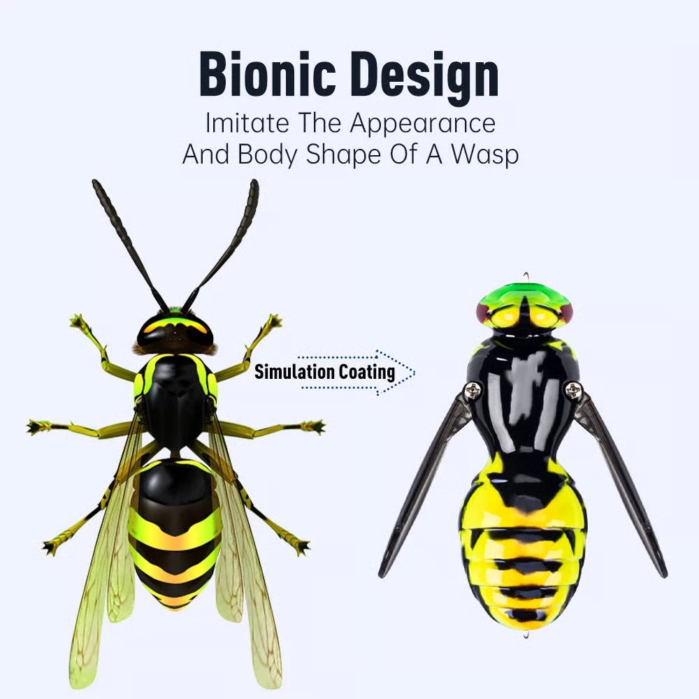 🔥 Last Day 49% OFF – 🐝 Bionic Wasp Topwater Lure That Triggers Explosive Strikes