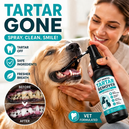 🐶 49% OFF – Pet Dental Spray for Plaque, Tartar & Fresher Breath + FREE SHIPPING