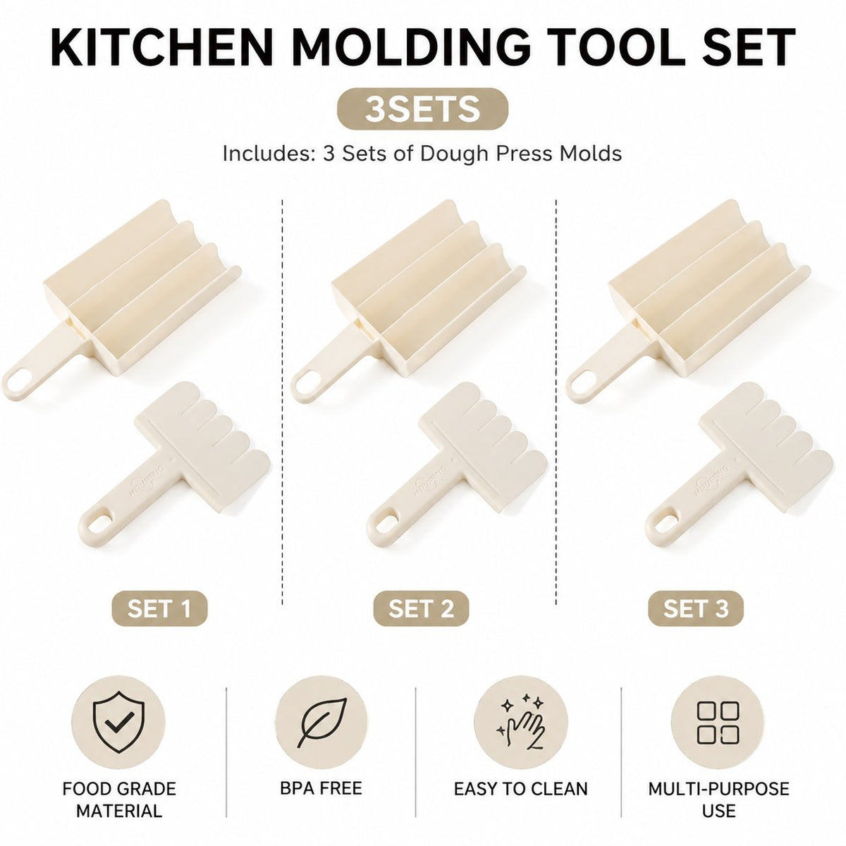 🔥49% OFF! Triple Meatball Maker – Shape 4 Perfect Meatballs at Once for Pasta, Soup & Hot Pot🛒