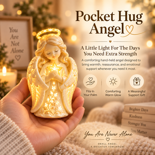 🔥 Last Day 50% OFF-✨ Pocket Hug Angel Light – A Comforting Keepsake for Brighter Days