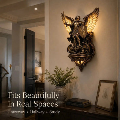 🔥 Last Day 49% OFF🕊️St. Michael Guardian Angel Wall Light✨