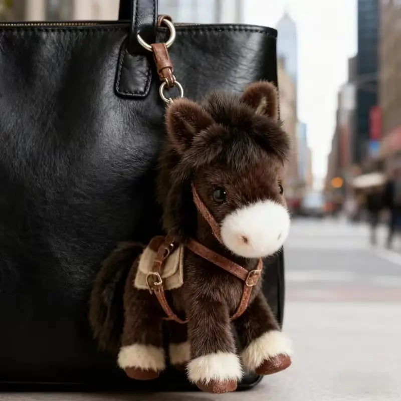 🔥Last Day 50% OFF - Plush Pony Bag Charm and Keychain 🐎✨2026 Year of the Horse Gift 🎁Perfect for Lovers, Family & Kids!