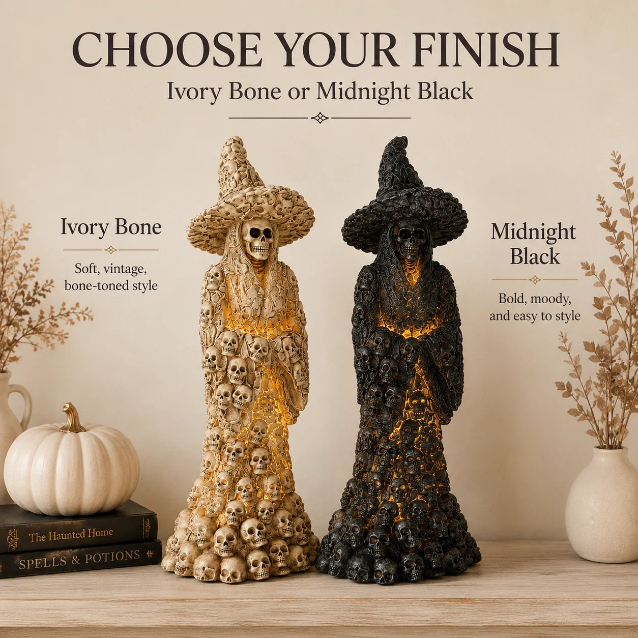 💀Flash Sale 50% OFF-Skeleton Witch Ornament(🎁BUY 2 FREE SHIPPING)