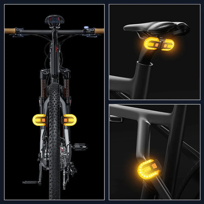 💎 Bicycle Wireless Remote Control Tail Light – 38 LEDs, 5 Modes & 5-Hour Battery for Safe, Hands-Free Turning 🚴‍♂️🔴