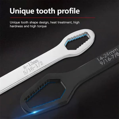🔧Double-Ended Torx Wrench, Universal Automotive Torx Wrench 8-22mm Self-Tightening🔧