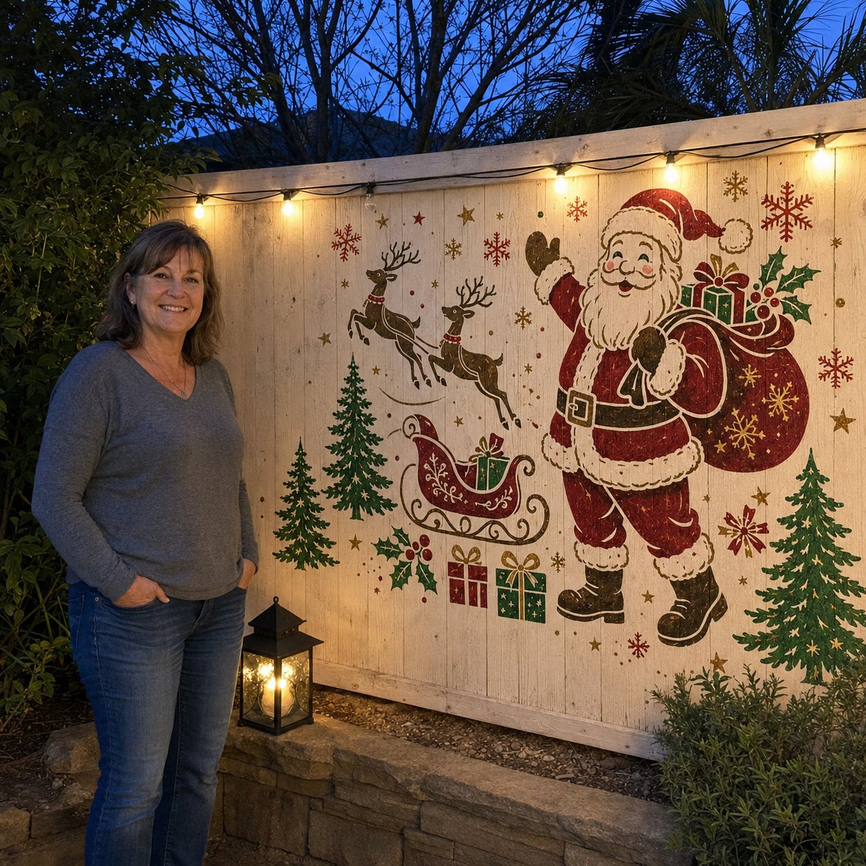 🌿 Garden Wall StencilTM Collection | 9 Reusable Mural Designs for Walls, Fences, Porches & Creative Outdoor Makeovers 🎨✨
