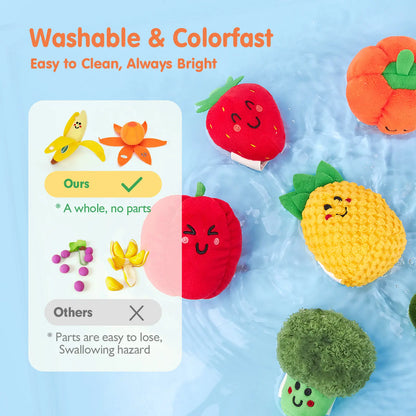 👶✨ Learn Through Play 🥕🍓 - Baby Sensory Sorting Toy (6–12 Months)-Limited Time Offer ⏰